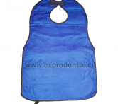 Delantal Plomo Adulto Azul S/C 0.3Mm