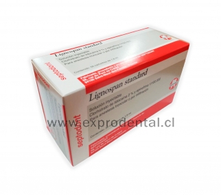 Anest Lignosp 2P Lido/Epi 1:100Vidx50